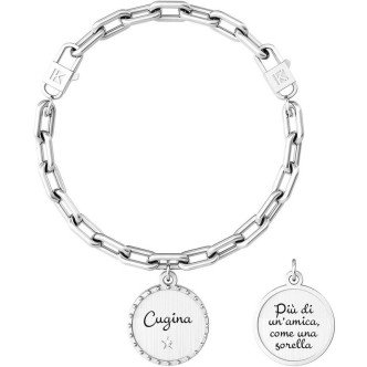 1 - Bracciale Kidult donna Cugina acciaio 732007 Family