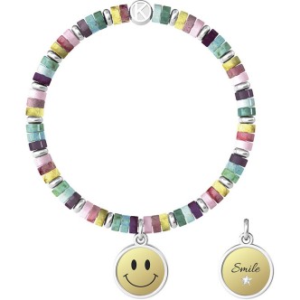 1 - Kidult woman bracelet Smile multicolor steel 732010 Symbols