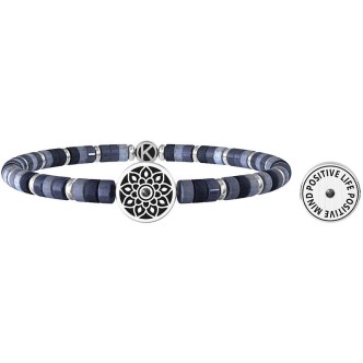 1 - Bracciale Kidult uomo Mandala Spirituality 732052 sodalite blu