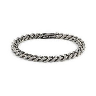 1 - Groumette man burnished steel chain bracelet Nomination Beyond 028909/036