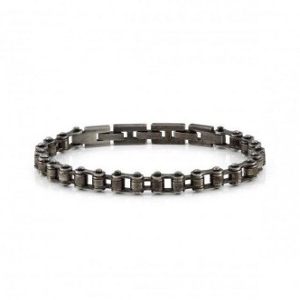 1 - Bracelet man bike chain burnished steel Nomination Beyond 028918/050