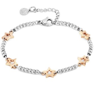 1 - Bracciale donna Stella rosè, acciaio Nomination Motifs 029000/008