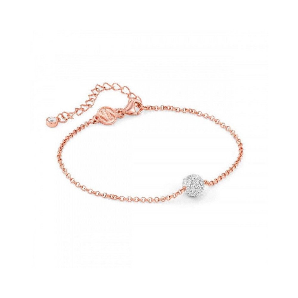 1 - Bracciale donna sfera centrale Argento 925 rosato e zirconi Nomination Soul 149003/011