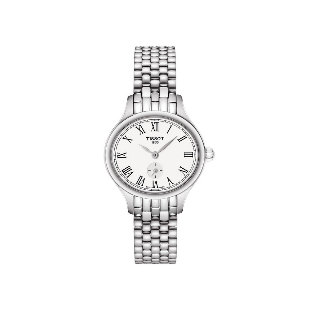 1 - Tissot watch only time woman analog steel case 316L steel strap model T103.110.11.033.00 Bella Ora