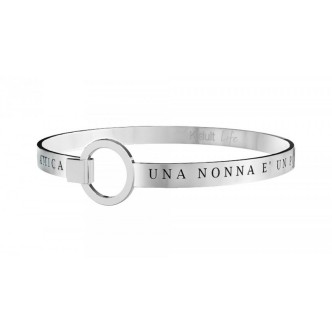 1 - Bracciale Kidult 731350 regalo per nonna in acciaio 316L collezione Family.