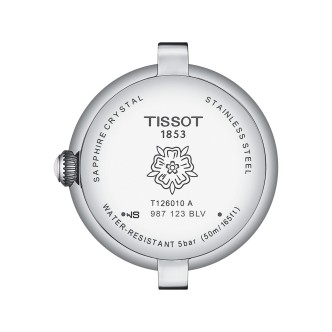 1 - Tissot Bellissima Small Lady watch pink leather T126.010.16.013.01 316L steel