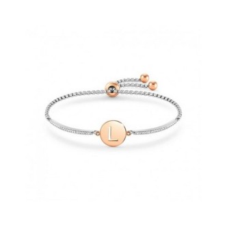 1 - Initial letter L steel bracelet for women, Nomination Milleluci 028007/012