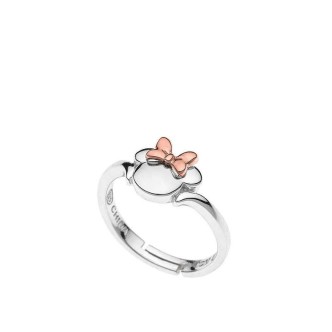 1 - Ring Disney girl Mickey Mouse Minnie pink bow 925 Silver RS00004TL-4