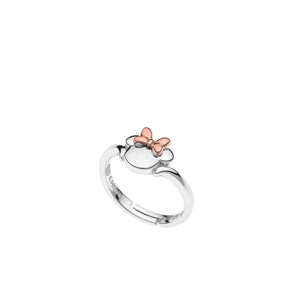 1 - Ring Disney girl Mickey Mouse Minnie pink bow 925 Silver RS00004TL-4