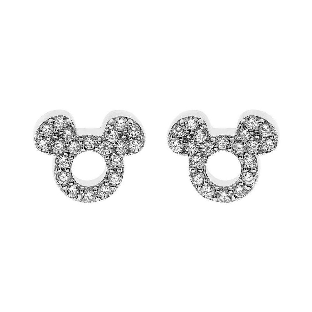 1 - Stud earrings Disney Mickey Mouse Mickey Mouse Silver 925 white zircons E903308RZWL