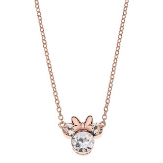 1 - Disney Mickey Mouse Minnie Mouse Necklace Silver 925 rosè and pink zircons N902302PRWL-16