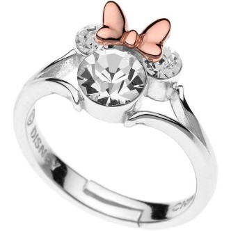 1 - Disney baby ring Mickey Mouse Minnie Silver 925 white zircons RS00002TRWL-4