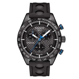 1 - Watch Tissot man Analogue chronograph silicone strap model T100.417.37.201.00 PRS516 Cronograph