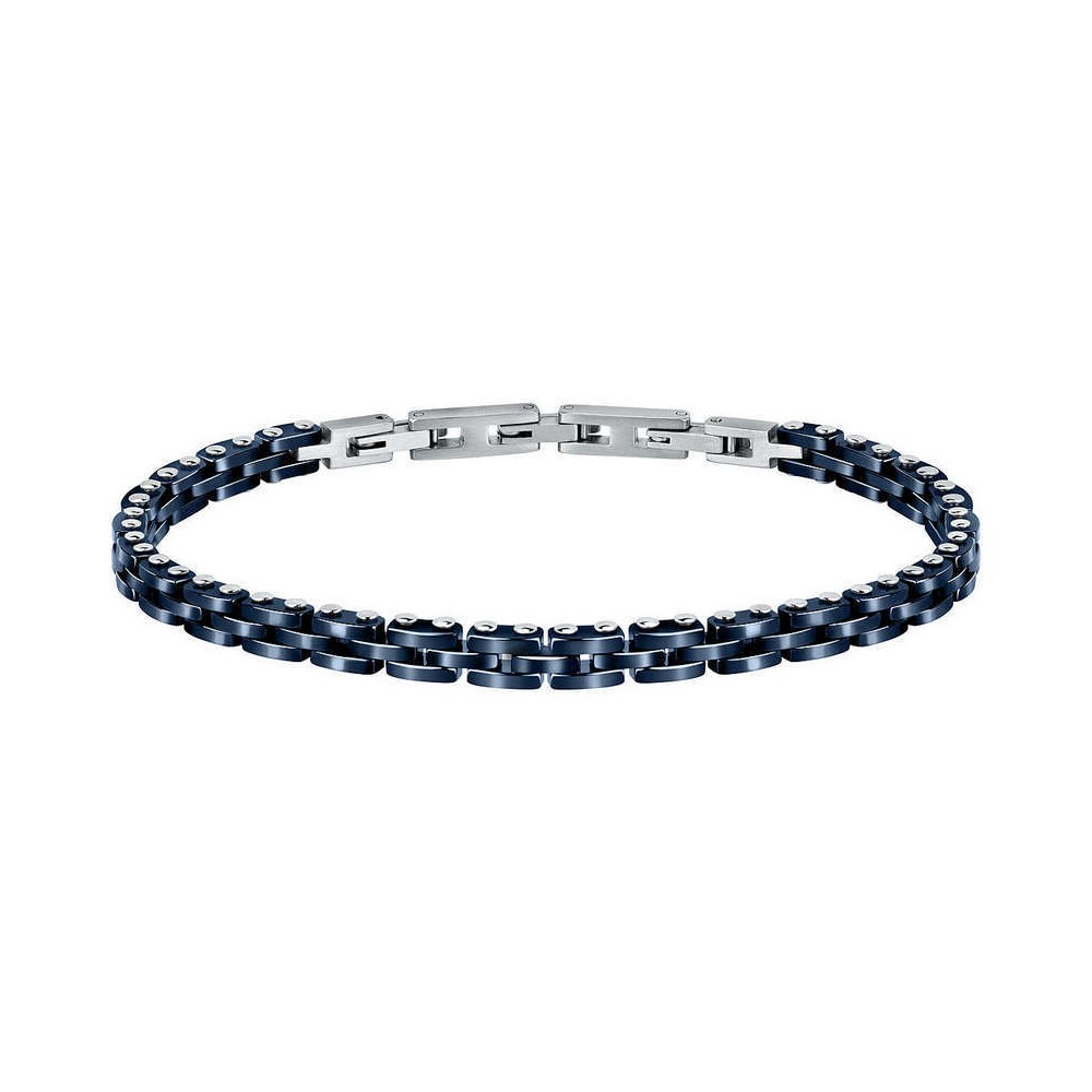 1 - Sector blue steel and ceramic men's bracelet SAFR28