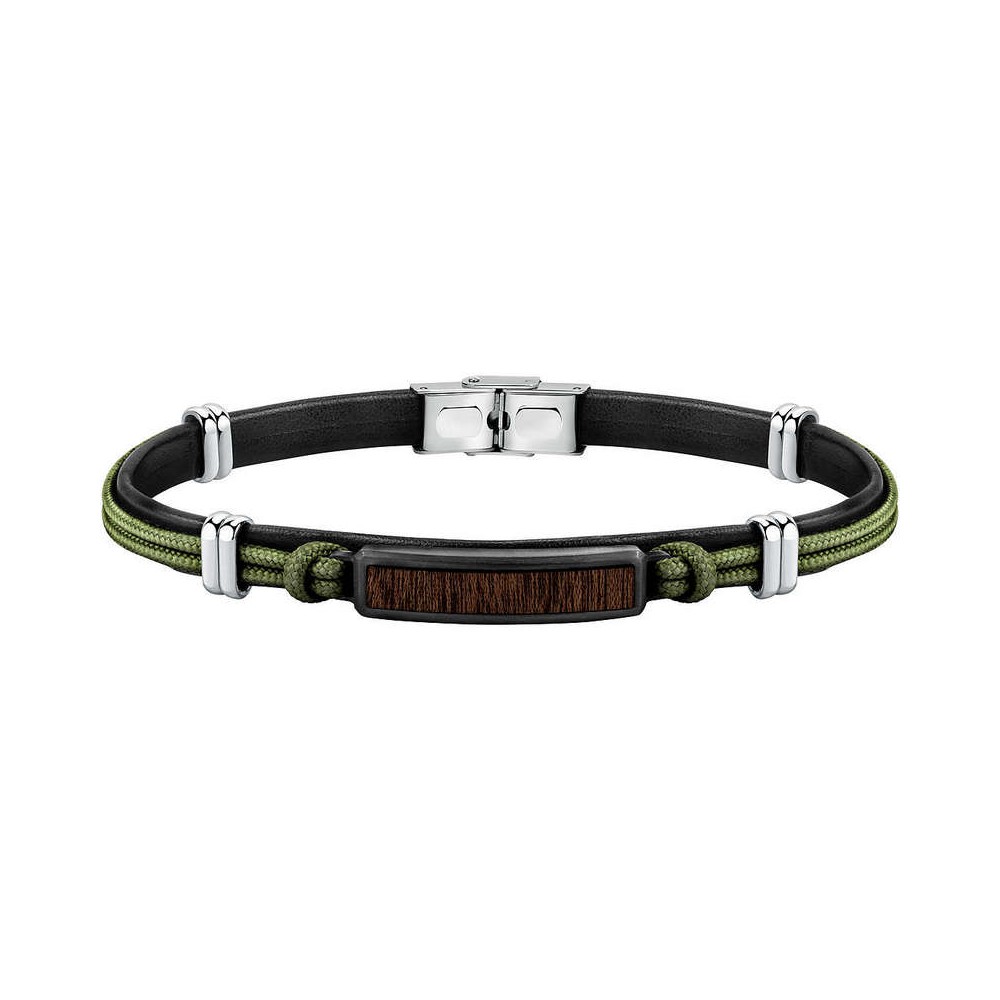 1 - Sector Wood wood and Nylon SATL11 men's bracelet