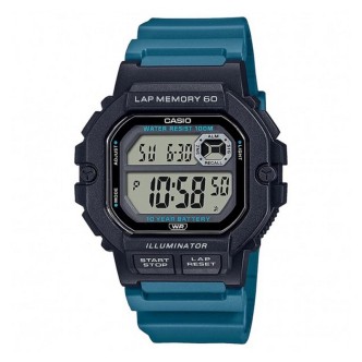 1 - Casio blue digital watch for men WS-1400H-3AVEF resin