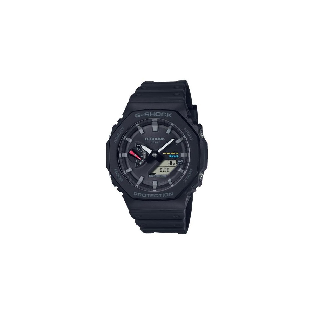 1 - Casio G-Shock black man digital watch GA-B2100-1AER Bluethoot resin and Smartphone