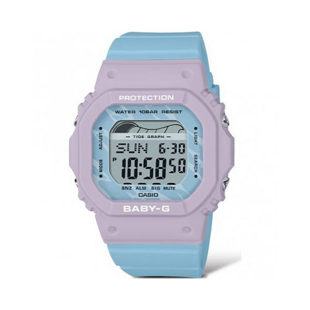 1 - Orologio Casio digitale bambina Baby-G azzurro BLX-565-2ER resina