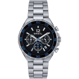 1 - Breil watch man Highway black and blue TW1945 steel. Watch with 42 mm diameter steel case