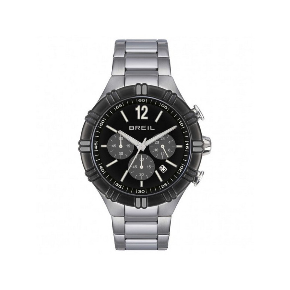 1 - Breil men's chronograph watch B Rise black TW1948 steel