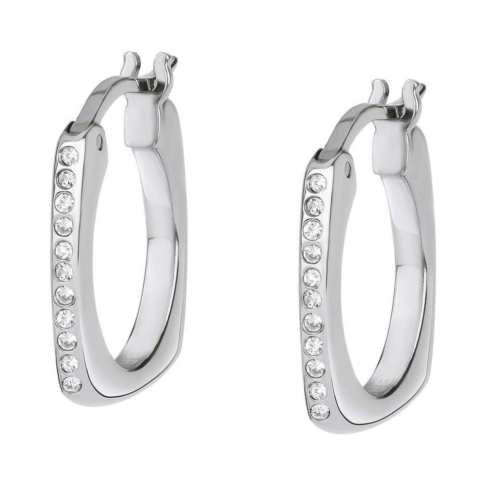 1 - Breil Tetra square women's earrings TJ3157 steel