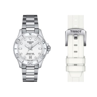 1 - Tissot Seastar 1000 watch 36 mm only time man blue steel T120.210.11.011.00