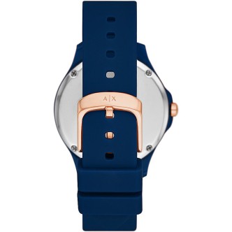 1 - Orologio donna Armani Exchange Hampton silicone blu solo tempo AX5266