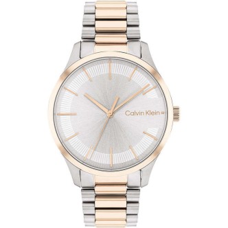 1 - Calvin Klein rose gold Iconic Bracelet only time steel watch 25200044