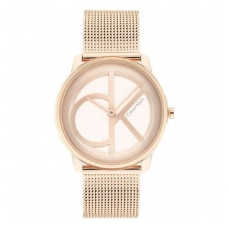 1 - Calvin Klein Mesh rosé women's watch only time Milan mesh 25200035