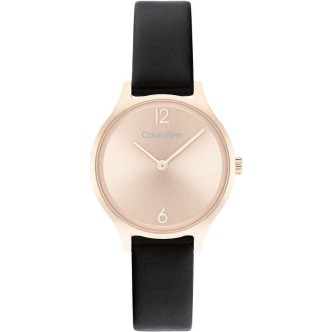 1 - Orologio donna Calvin Klein Timeless H2 rosato silicone nero 25200060