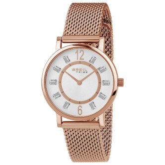 1 - Orologio Breil solo tempo donna cassa in acciaio analogico cinturino in acciaio EW0404 Skinny