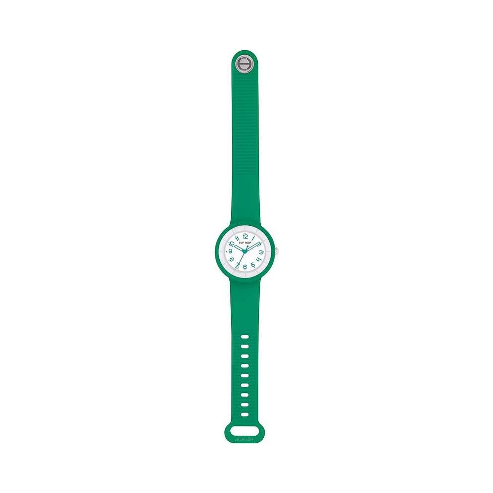 1 - Orologio Hip Hop solo tempo donna silicone verde HWU1101 Hero.dot