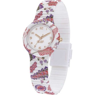 1 - Orologio donna Hip Hop Crochet bianco HWU1086 silicone