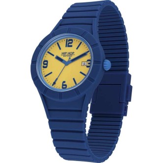 1 - Hip Hop X Man blue HWU1084 silicone watch