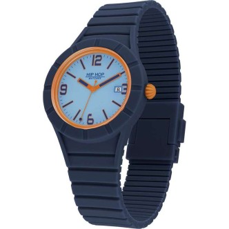 1 - Hip Hop X Man blue HWU1083 silicone watch