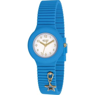 1 - Orologio donna Hip Hop Dancing in The Light azzurro HWU1091 silicone