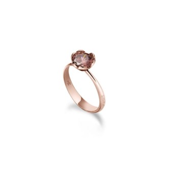 1 - Anello donna Le Bebe Lovely Oro Rosa con Rodolite LBB602-14