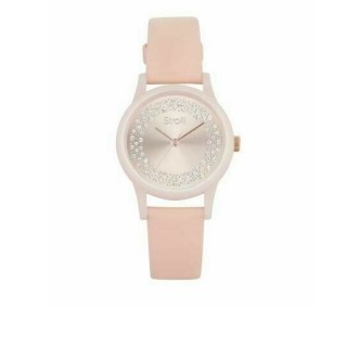 1 - Orologio donna Stroili So Fancy Harbin rosa solo tempo 1674245 silicone con cristalli