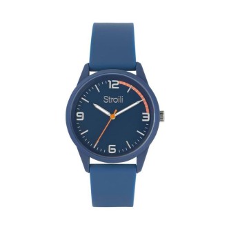 1 - Stroili Malta blue man watch only time 1674249 silicone