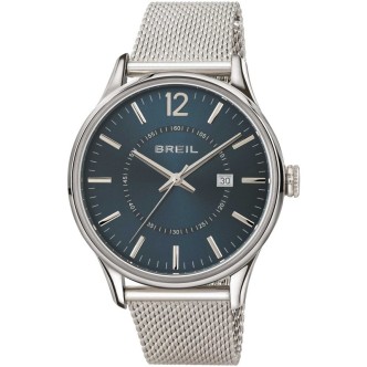 1 - Breil watch only time man Analog steel case TW1560 Contempo steel strap