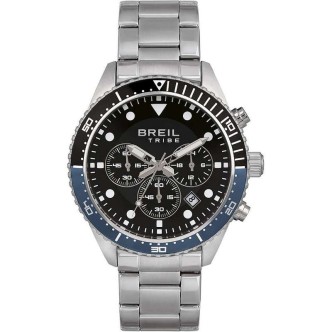 1 - Breil Sail black and blue chronograph watch for men EW0583 stee