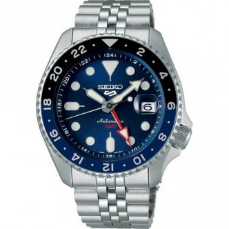 1 - Seiko 5 Sport automatic watch blue SSK003K1 GMT SKX series steel