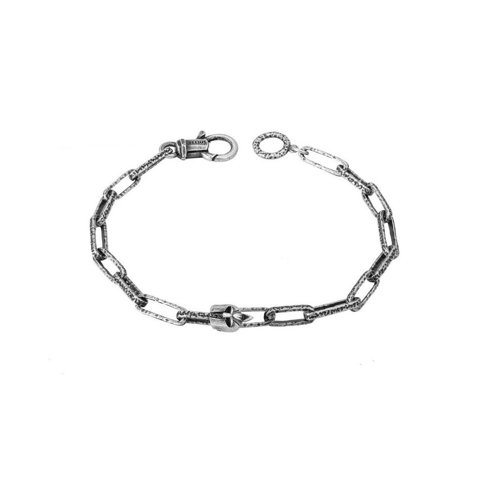 1 - Bracciale Gladiatore Ellius uomo Argento 925 a catena R1008/215/RV