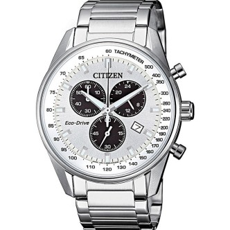 1 - Citizen men's chronograph watch steel AT2390-82A Chrono collection