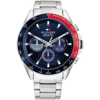 1 - Orologio cronografo Tommy Hilfiger Owen uomo blu e rosso 1791968