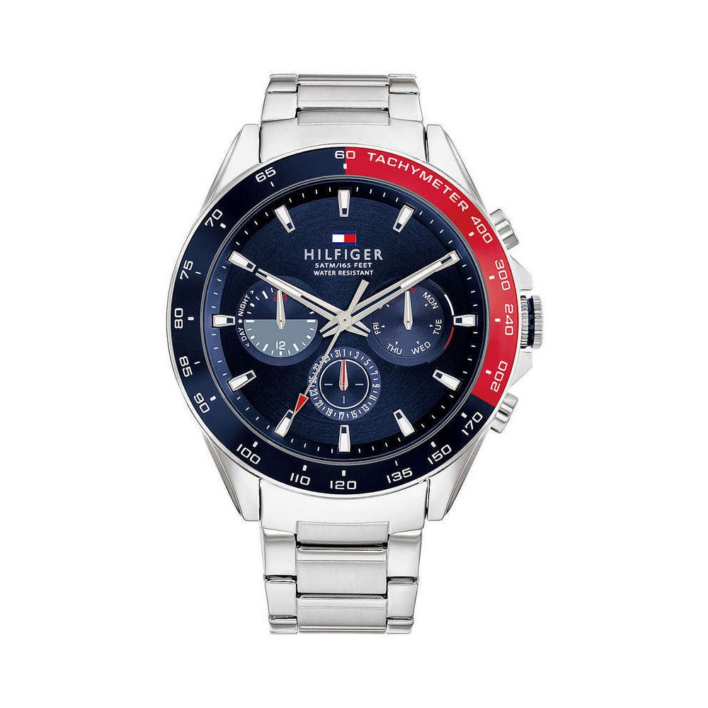 1 - Tommy Hilfiger Owen chronograph watch man blue and red 1791968