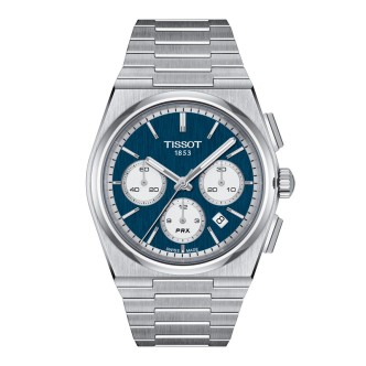 1 - PRX Automatic Tissot Chronograph T137.427.11.041.00 steel blue