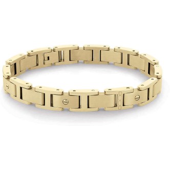 1 - Bracciale uomo Tommy Hilfiger Screw dorato acciaio 2790395