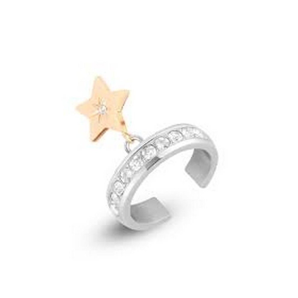 1 - Pink star ring for women Stroili 1674544 steel and crystals size 16