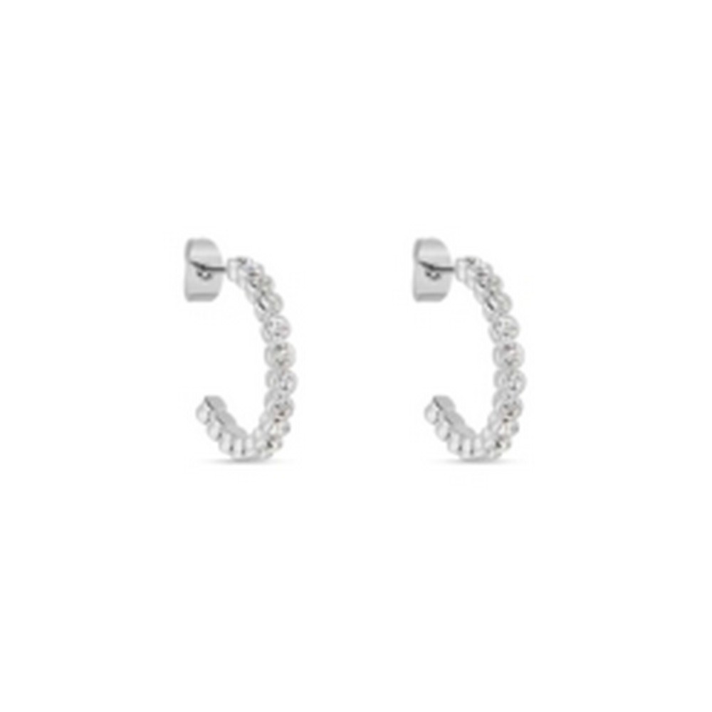 1 - Stroli Romantic Shine women's hoop earrings with rhinestones 1663915